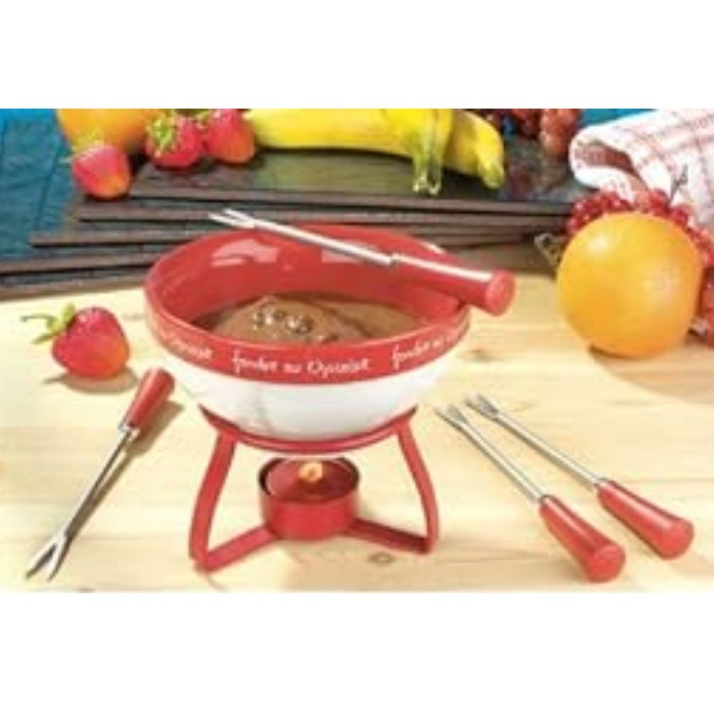 Joie Dipping Desire Chocolate Fondue Set - Strawberry by MSC *NIB*